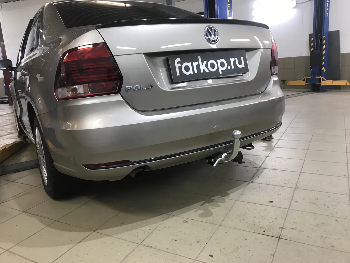Фаркоп Лидер Плюс для Volkswagen Polo (седан) 2010-2020 V125-BA в Томск Фаркоп Лидер Плюс для Volkswagen Polo (седан) 2010-2020 V125-BA в Томск