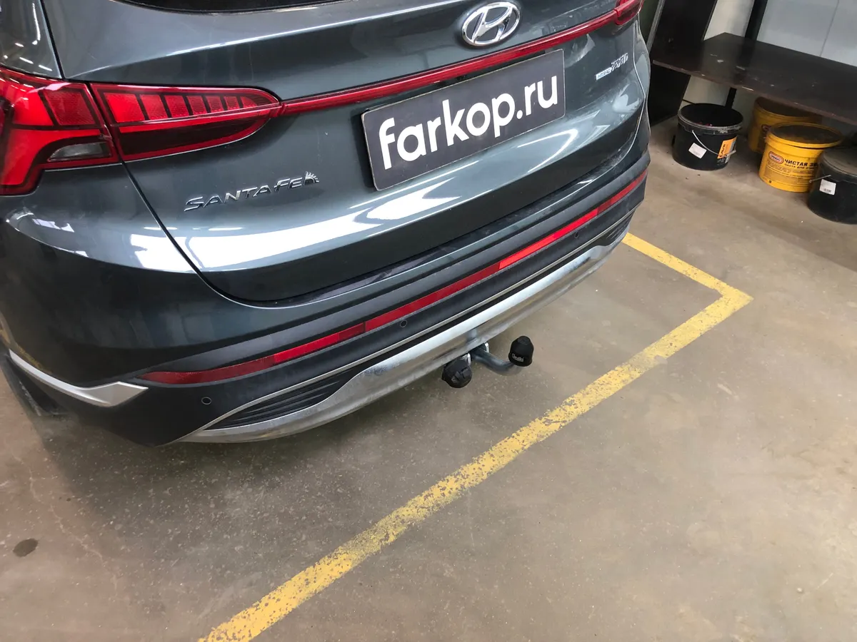 Фаркоп Galia для Hyundai Santa Fe 2020-2024 K050A в Томск
