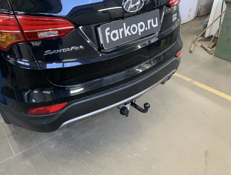 Фаркоп Лидер Плюс для Hyundai Santa Fe 2012-2018, (вкл.Grand) H224-A в Томск