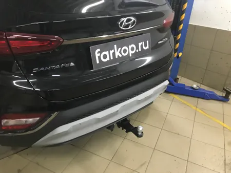 Фаркоп Лидер Плюс для Hyundai Santa Fe 2018-2022 Арт. H230-E H230-E в Томск