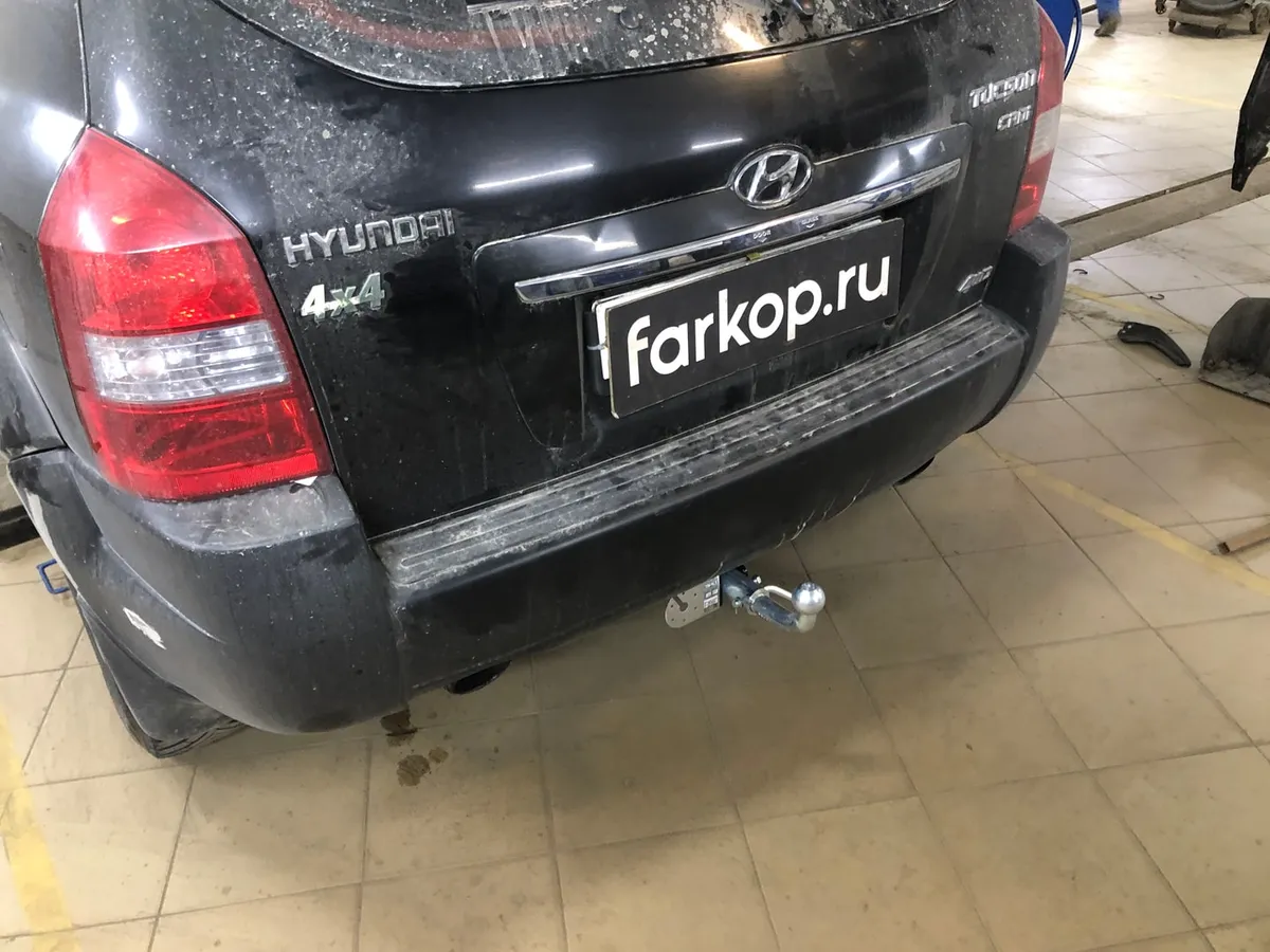 Фаркоп Лидер Плюс для Hyundai Tucson 2004-2010 H204-BA в Томск Фаркоп Лидер Плюс для Hyundai Tucson 2004-2010 H204-BA в Томск
