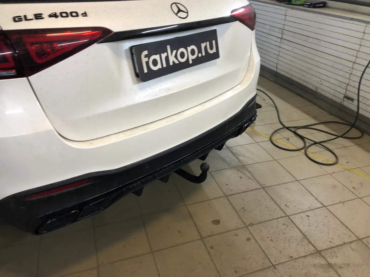 Фаркоп Steinhof для Mercedes GLE 2019- M-167 в Томск Фаркоп Steinhof для Mercedes GLE 2019- M-167 в Томск