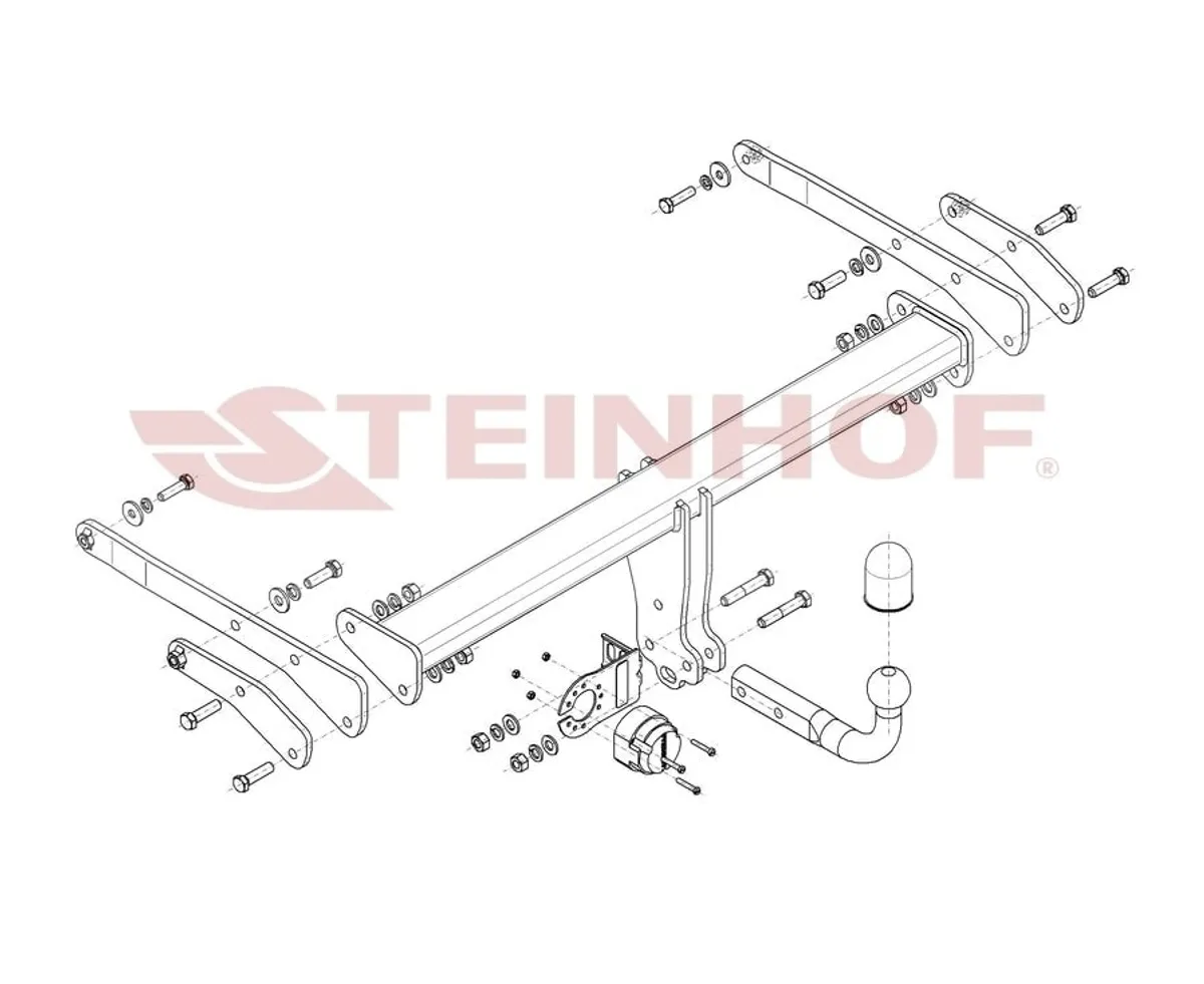 Фаркоп Steinhof для Audi Q5 2026- A-111 в Томск Фаркоп Steinhof для Audi Q5 2026- A-111 в Томск
