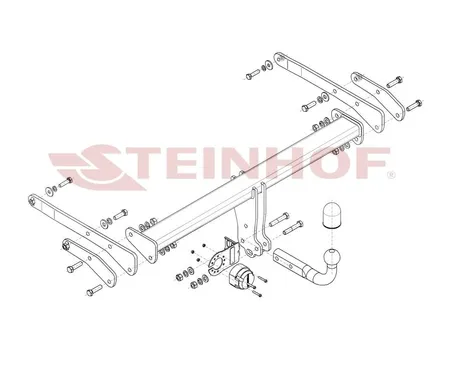 Фаркоп Steinhof для Audi Q5 2026- A-111 в Томск