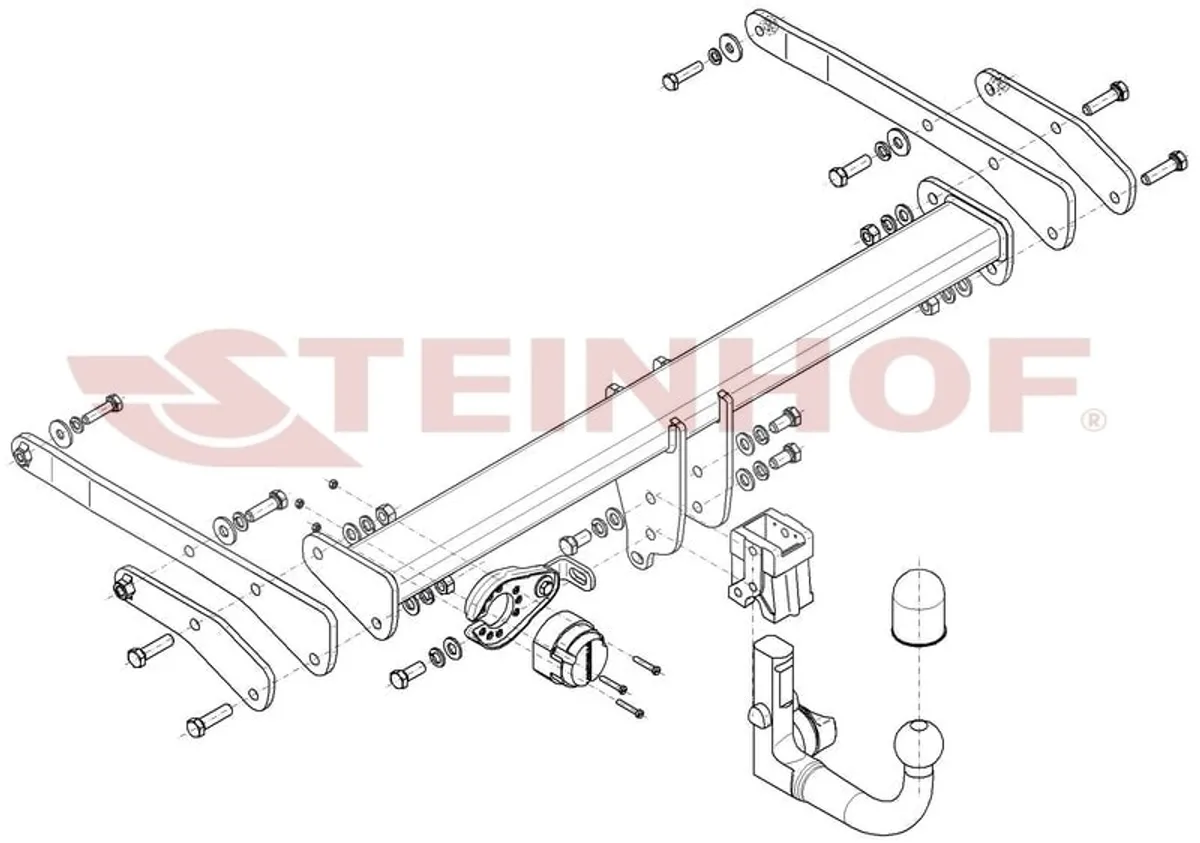 Фаркоп Steinhof для Audi Q5 2026- A-112 в Томск Фаркоп Steinhof для Audi Q5 2026- A-112 в Томск
