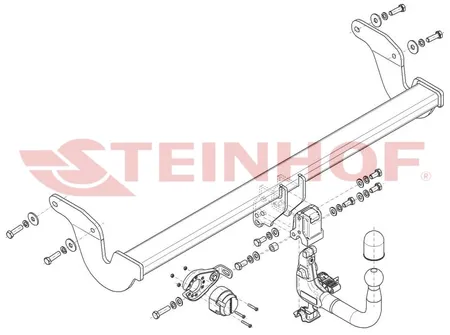Фаркоп Steinhof для Lexus RX 2022- Арт. L-176 L-176 в Томск