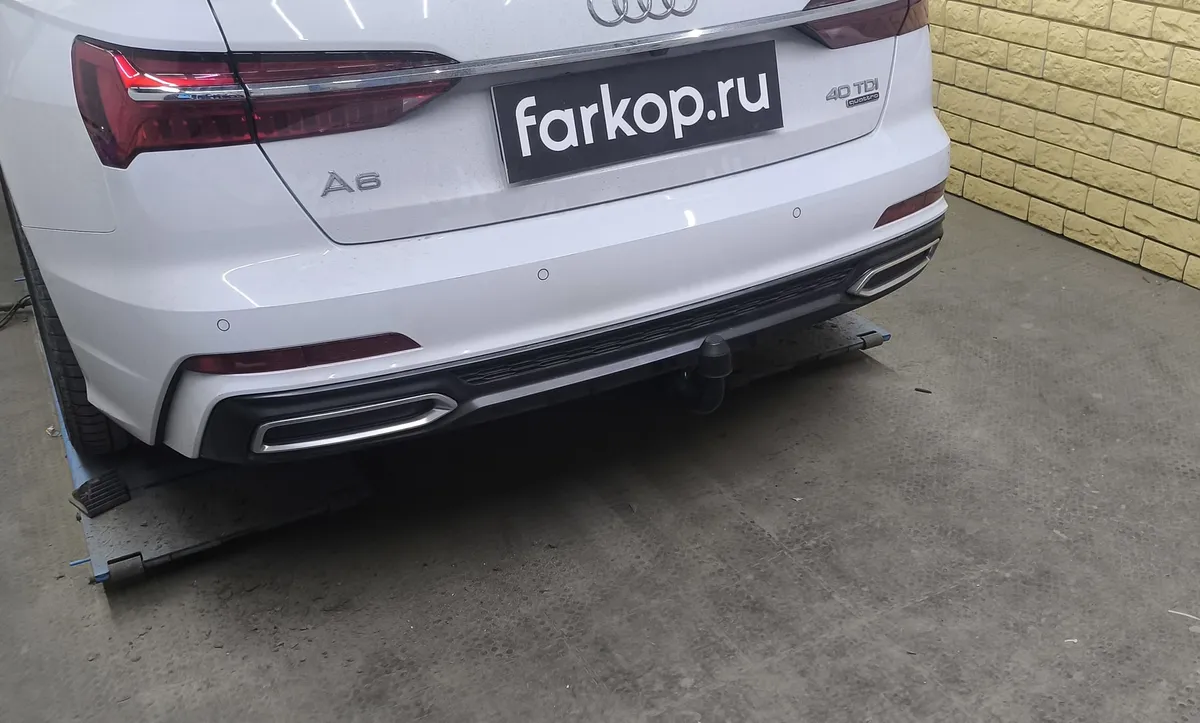 Фаркоп Galia для Audi A6 (седан, универсал) 2018- A051V в Томск Фаркоп Galia для Audi A6 (седан, универсал) 2018- A051V в Томск