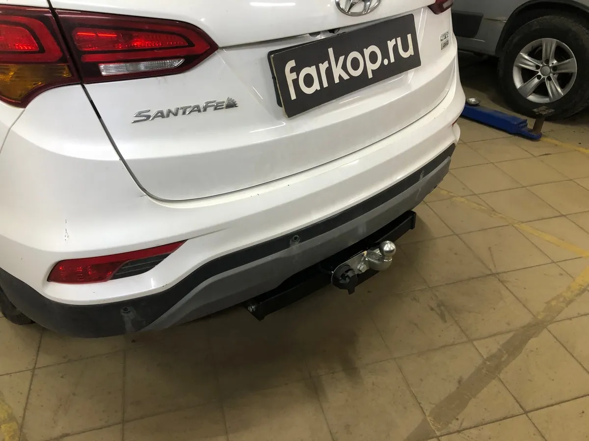 Фаркоп Лидер Плюс для Hyundai Santa Fe 2012-2018 H224-F в Томск