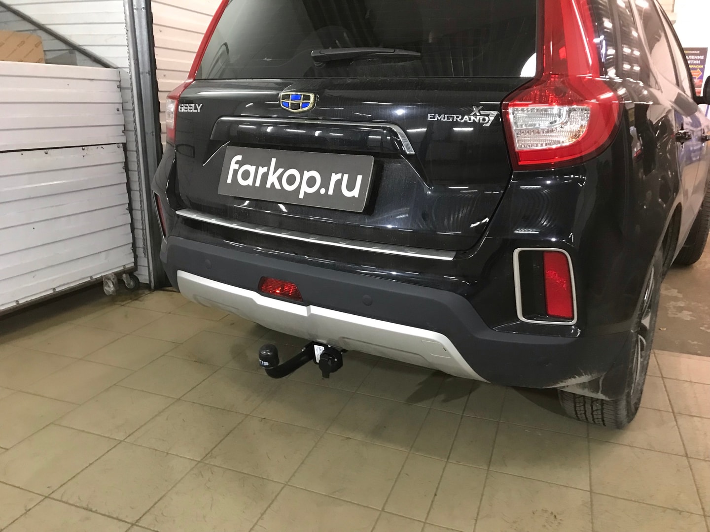 Установили фаркоп Oris для Geely Emgrand X7 2019 г. Установили фаркоп Oris для Geely Emgrand X7 2019 г.