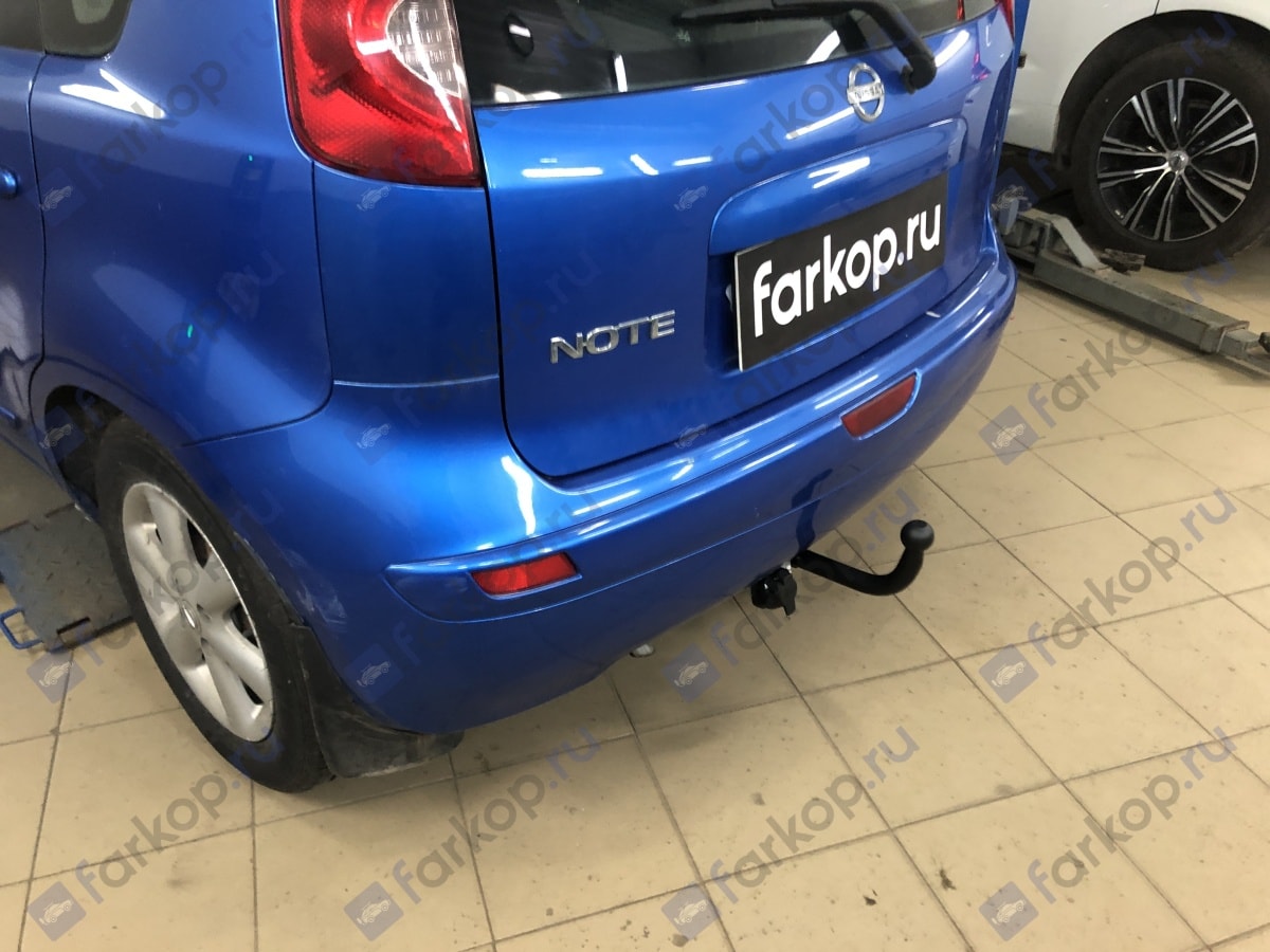 Установили фаркоп Лидер Плюс для Nissan Note 2007 г.в. Установили фаркоп Лидер Плюс для Nissan Note 2007 г.в.