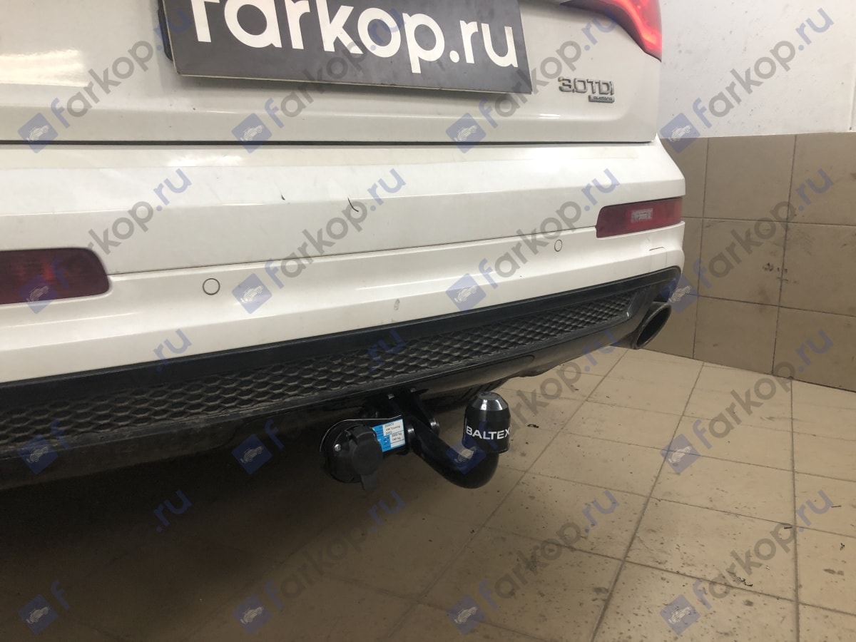 Установили фаркоп Baltex для Audi Q7 2010 г.в.