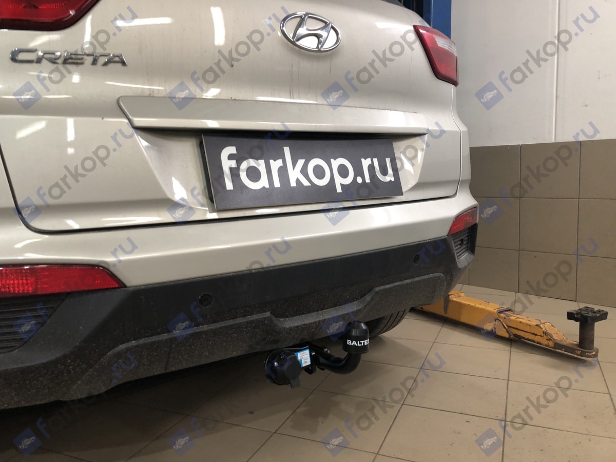 Установили фаркоп Baltex для Hyundai Creta 2016 г.в.